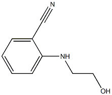 2-[(2-hydroxyethyl)amino]benzonitrile 结构式