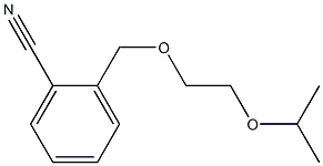 2-[(2-isopropoxyethoxy)methyl]benzonitrile 结构式