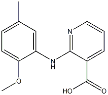 2-[(2-methoxy-5-methylphenyl)amino]pyridine-3-carboxylic acid 结构式