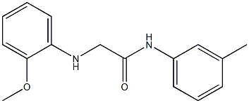 2-[(2-methoxyphenyl)amino]-N-(3-methylphenyl)acetamide 结构式