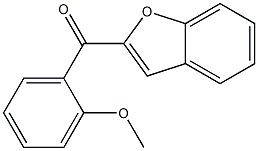 2-[(2-methoxyphenyl)carbonyl]-1-benzofuran 结构式