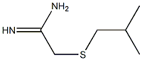 2-[(2-methylpropyl)sulfanyl]ethanimidamide 结构式