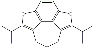 1,6-Diisopropyl-8,9-dihydro-2,5-dioxa-7H-cyclohept[jkl]-as-indacene 结构式