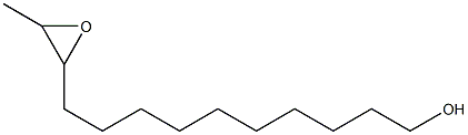 11,12-Epoxytridecan-1-ol 结构式