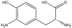 3-氨基-D-酪氨酸 结构式