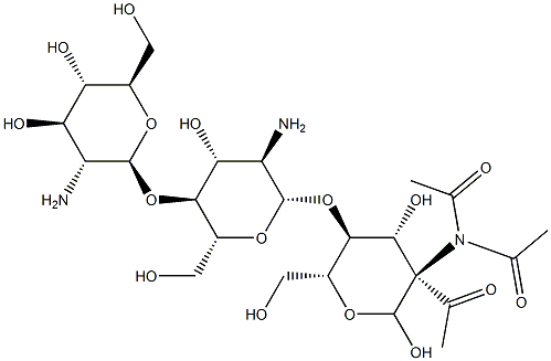 三乙酰壳三糖 结构式