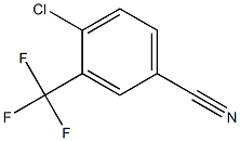 2-氯-5-腈基三氟甲苯 结构式