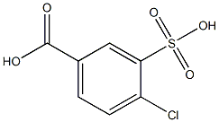 3-磺氨-4-氯苯甲酸 结构式