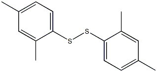 2,2',4,4'-四甲基二苯二硫醚 结构式