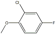 2-氯-4-氟苯甲醚 结构式