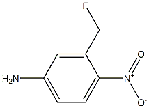 4-硝基-3-氟甲基苯胺 结构式