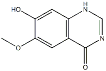 6-甲氧基-7-羟基喹唑啉-4-酮 结构式