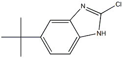 5-TERT-BUTYL-2-CHLORO-1H-BENZIMIDAZOLE 结构式