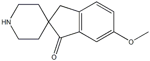 6-METHOXYSPIRO[INDENE-2,4''-PIPERIDIN]-1(3H)-ONE 结构式