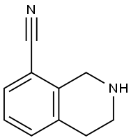 8-CYANO-1,2,3,4-TETRAHYDROISOQUINOLINE 结构式