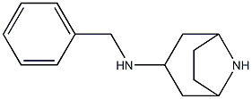 N-BENZYL-8-AZABICYCLO[3.2.1]OCTAN-3-AMINE 结构式