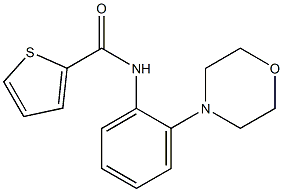 N2-(2-morpholinophenyl)thiophene-2-carboxamide 结构式