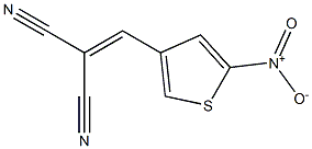 2-[(5-nitro-3-thienyl)methylidene]malononitrile 结构式