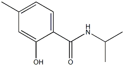 2-hydroxy-4-methyl-N-(propan-2-yl)benzamide 结构式