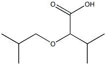 2-isobutoxy-3-methylbutanoic acid 结构式