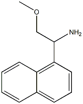 2-methoxy-1-(1-naphthyl)ethanamine 结构式