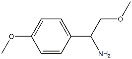 2-methoxy-1-(4-methoxyphenyl)ethanamine 结构式