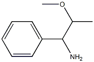 2-methoxy-1-phenylpropan-1-amine 结构式