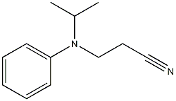 3-[isopropyl(phenyl)amino]propanenitrile 结构式