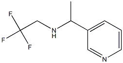 N-(1-pyridin-3-ylethyl)-N-(2,2,2-trifluoroethyl)amine 结构式