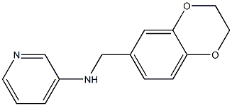 N-(2,3-dihydro-1,4-benzodioxin-6-ylmethyl)pyridin-3-amine 结构式