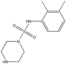 N-(2,3-dimethylphenyl)piperazine-1-sulfonamide 结构式