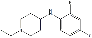 N-(2,4-difluorophenyl)-1-ethylpiperidin-4-amine 结构式