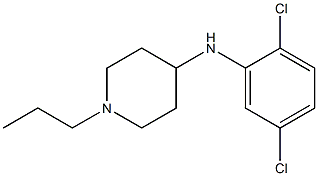 N-(2,5-dichlorophenyl)-1-propylpiperidin-4-amine 结构式