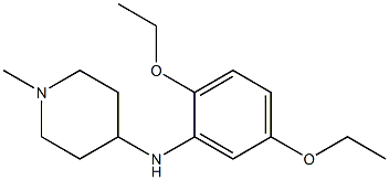 N-(2,5-diethoxyphenyl)-1-methylpiperidin-4-amine 结构式