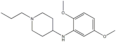 N-(2,5-dimethoxyphenyl)-1-propylpiperidin-4-amine 结构式