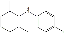 N-(2,6-dimethylcyclohexyl)-4-iodoaniline 结构式