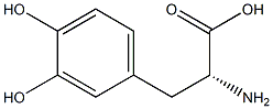 3,4-二羟基-D-苯丙氨酸 结构式