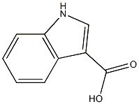 3-吲哚甲酸 标准品 结构式