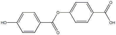 4-HYDROXYBENZOIC ACID 4-羟基苯甲酸 标准品 结构式