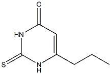 6-正丙基-2-硫代尿嘧啶 标准品 结构式