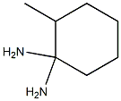 Cyclohexanediamine, methyl- 结构式