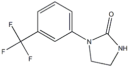 1-[3-(三氟甲基)苯基]咪唑烷-2-酮 结构式