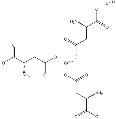 L-天门冬氨酸铬 结构式