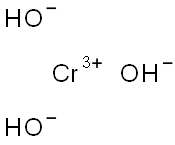 Chromium (III) hydroxide (amorphous) 结构式