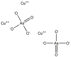 Copper(II) arsenate 结构式