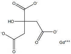 Gadolinium(III) citrate 结构式
