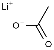 Lithium acetate 结构式
