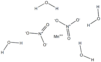 Manganese(II) nitrate tetrahydrate 结构式