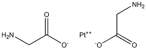 Platinum(II) diglycine 结构式