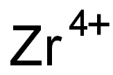 Zirconium(IV) ion 结构式